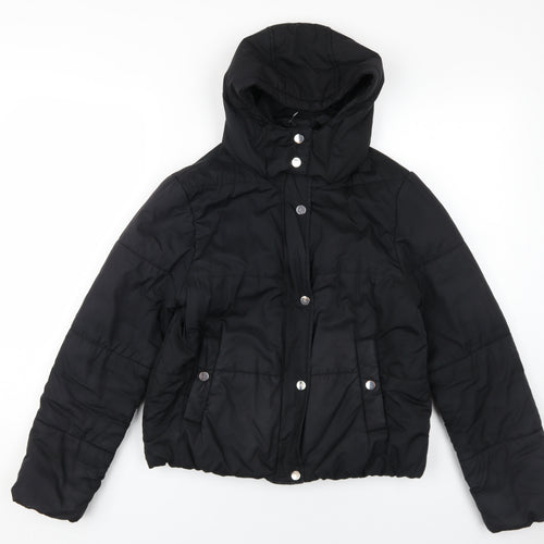Marks and Spencer Women's Black Puffer Jacket Size 8