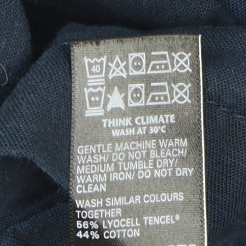 Marks and Spencer Women's Blue Military Jacket Size 12