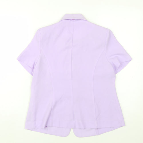 BM Collection Women's Purple Blazer Size 14 Regular