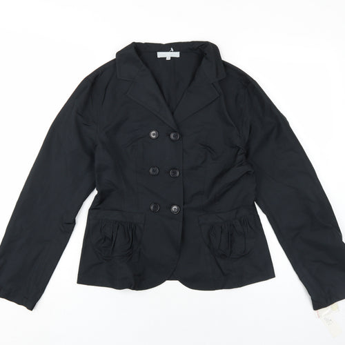 Blancs Manteaux Women's Black Blazer Size 16