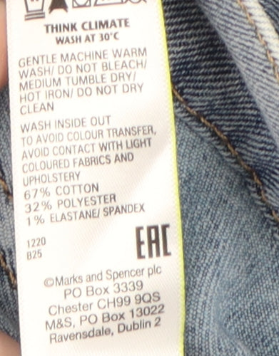 Marks and Spencer Women’s Blue Denim Jacket Size 16