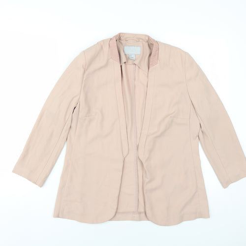 H&M Beige Women's Blazer, Size 10, Long Sleeve