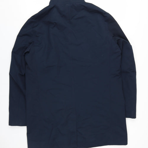 Marks and Spencer Men's Blue Rain Coat Size L