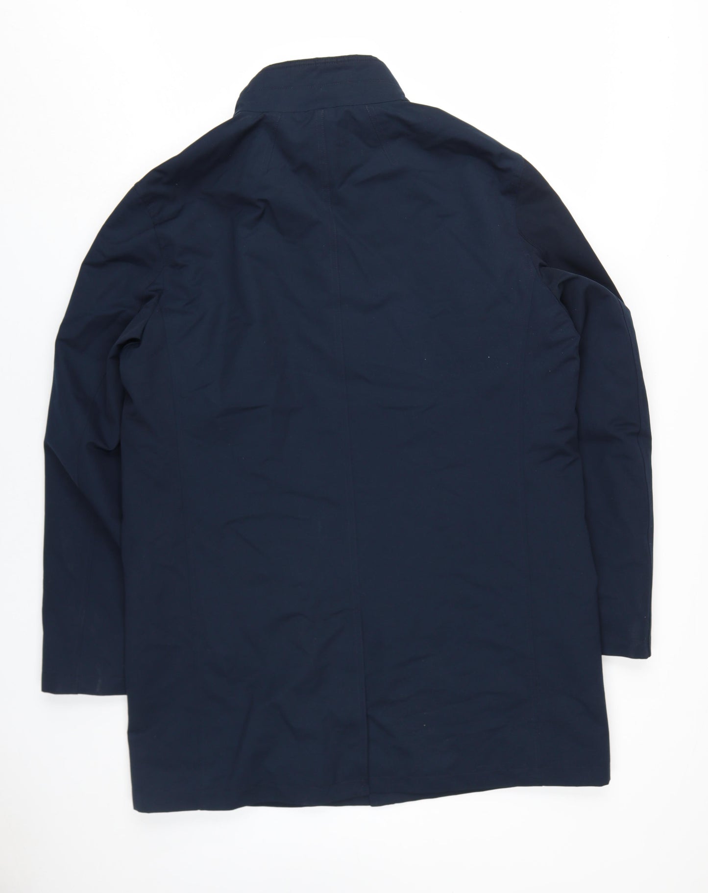 Marks and Spencer Men's Blue Rain Coat Size L