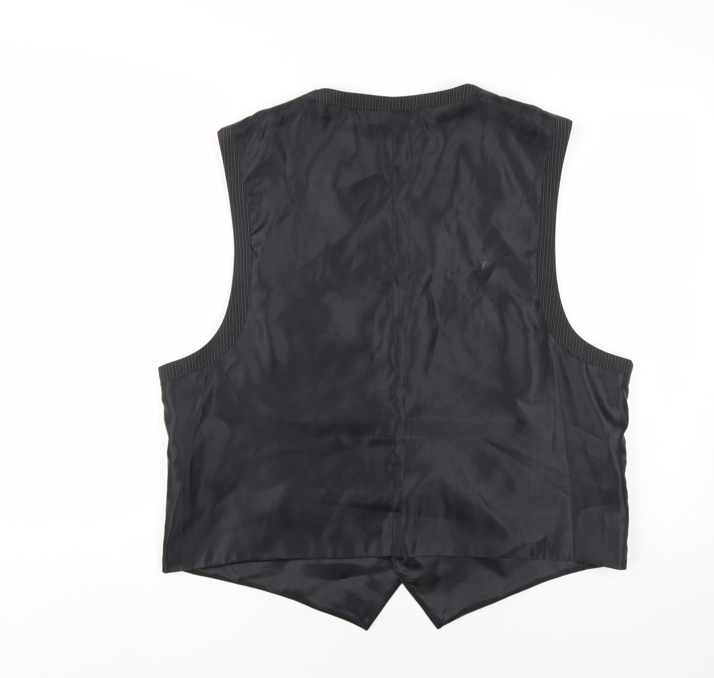 Pronto Uomo Men's Black XL Suit Waistcoat