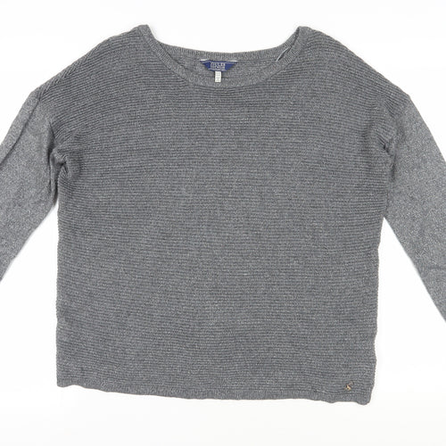 Joules Women's Grey Pullover Jumper Size 14