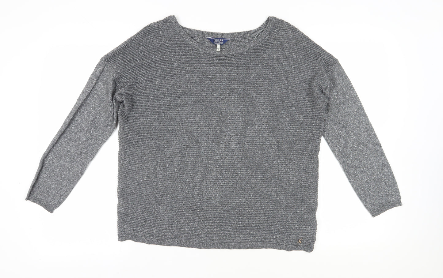 Joules Women's Grey Pullover Jumper Size 14