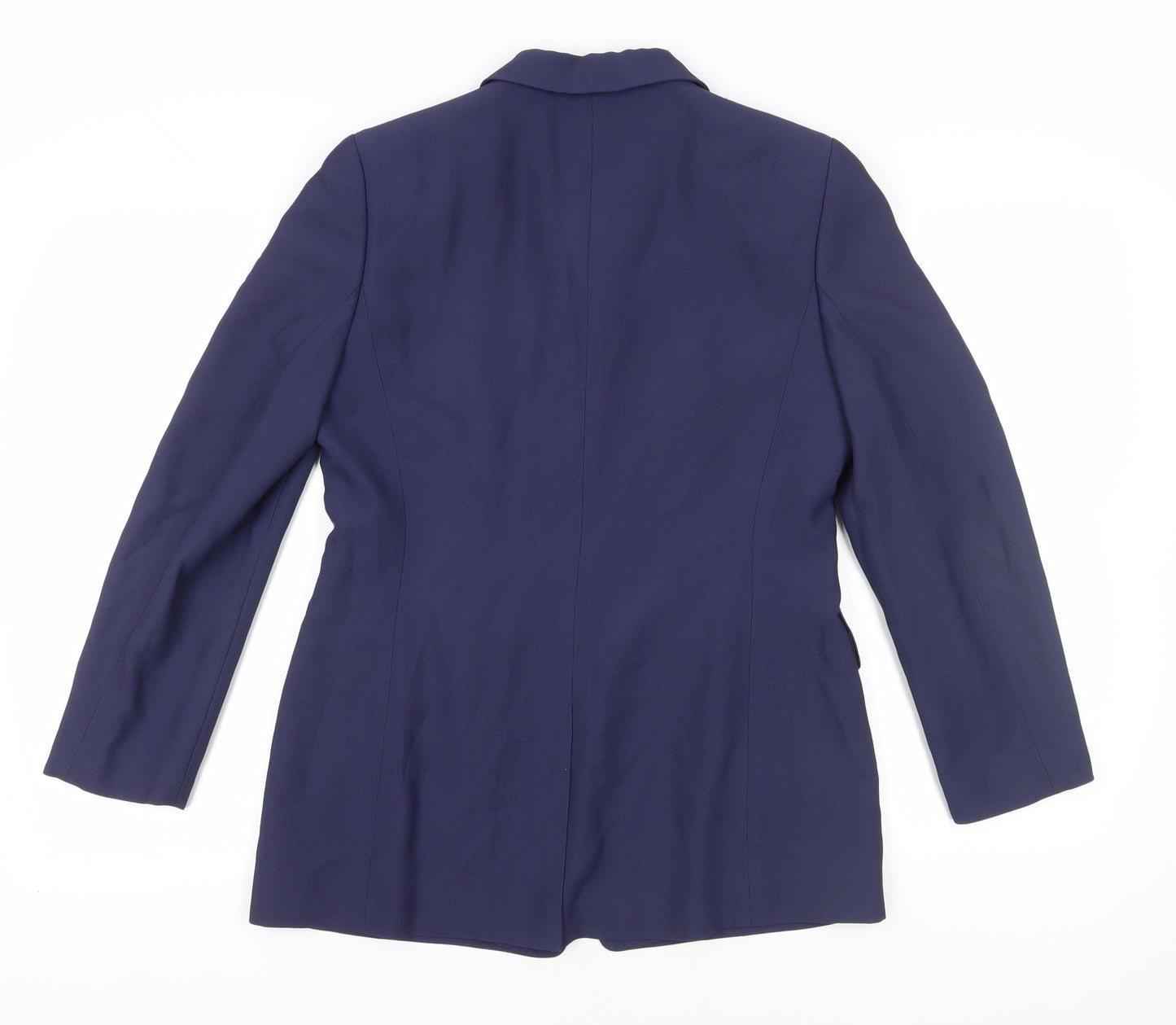 Jaeger Women's Blue Blazer UK 12 Formal Business