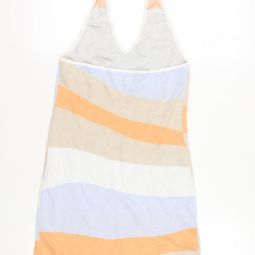 Hollister Women's Multicoloured Mini Halter Dress M