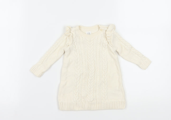Baby GAP Ivory Knit Pullover Jumper 3-6 Months Unisex
