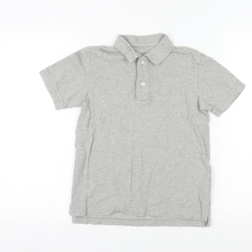 Gap Kids Boys Grey Polo Shirt L Cotton Casual