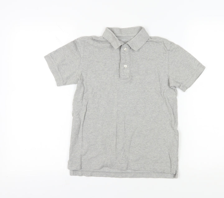 Gap Kids Boys Grey Polo Shirt L Cotton Casual