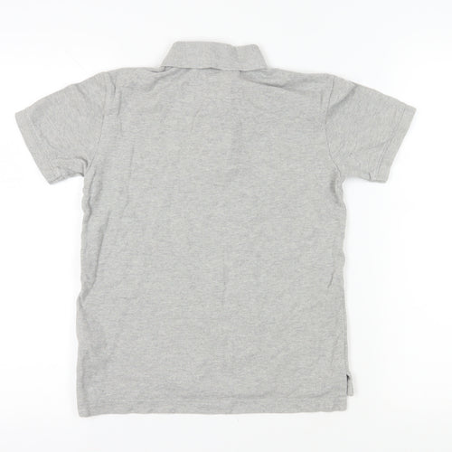 Gap Kids Boys Grey Polo Shirt L Cotton Casual