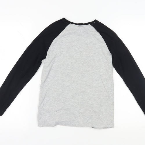 Xbox Boys Grey & Black Gaming Long Sleeve T-Shirt 12-13 Years