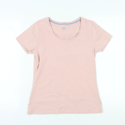 Boden Women's Pink Basic T-Shirt M Casual Short Sleeve