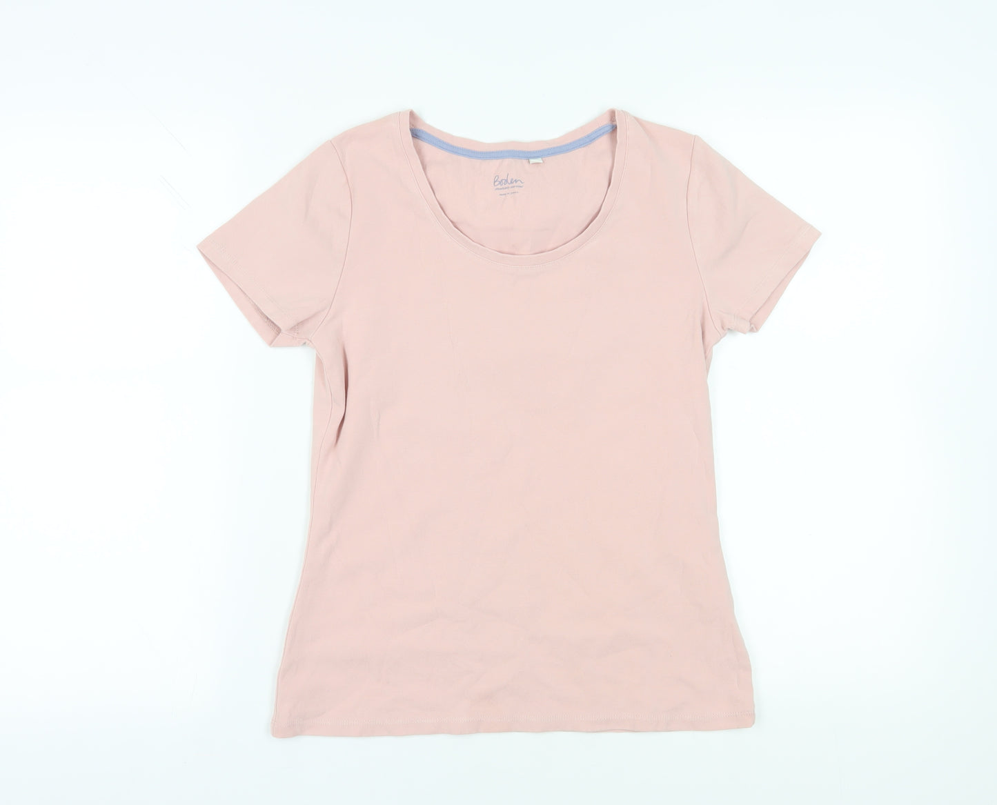 Boden Women's Pink Basic T-Shirt M Casual Short Sleeve