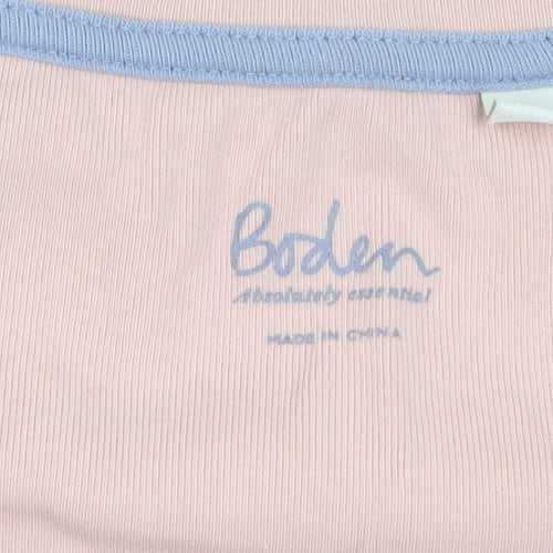 Boden Women's Pink Basic T-Shirt M Casual Short Sleeve