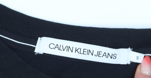 Calvin Klein Jeans Men's Black Graphic Print T-Shirt S