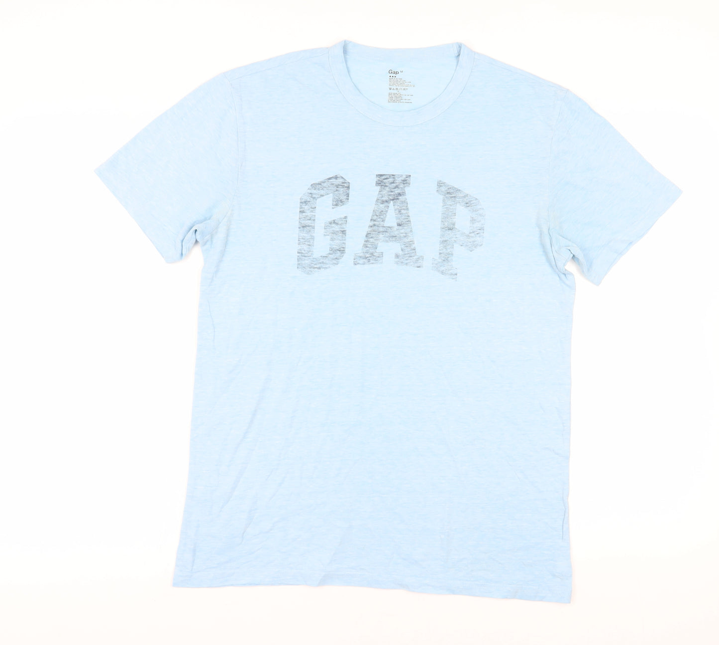 GAP Men's Blue Logo T-Shirt Medium Short Sleeve