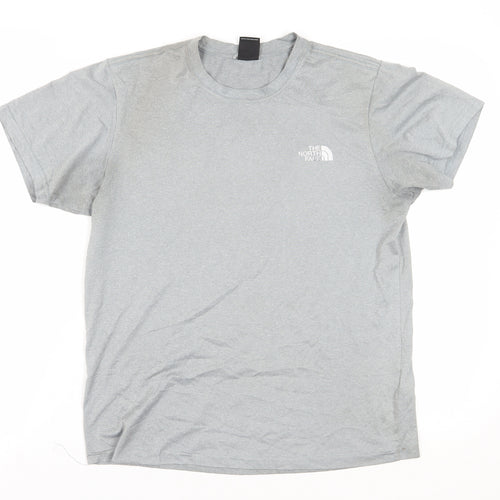 The North Face Men’s Grey Cotton T-Shirt M