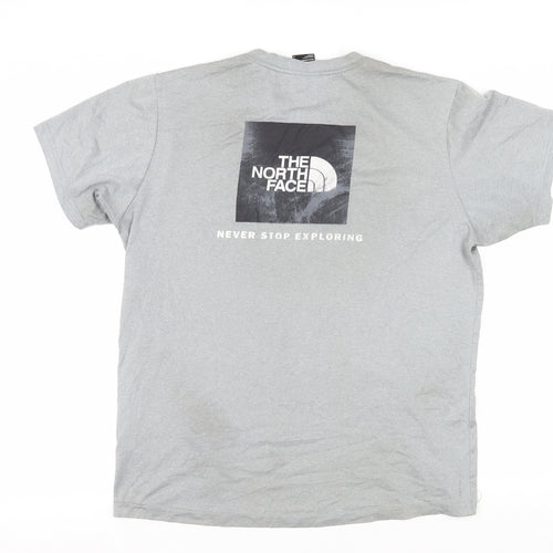 The North Face Men’s Grey Cotton T-Shirt M