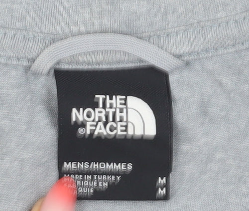 The North Face Men’s Grey Cotton T-Shirt M