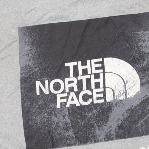 The North Face Men’s Grey Cotton T-Shirt M