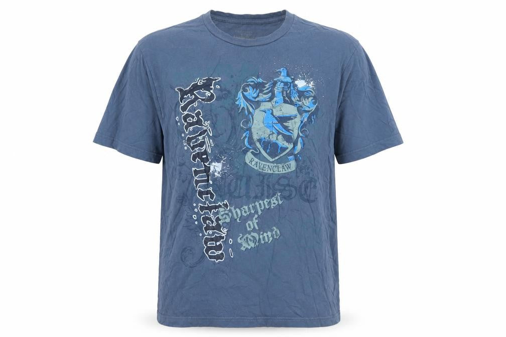Harry Potter Men's Blue Ravenclaw T-Shirt, Size M