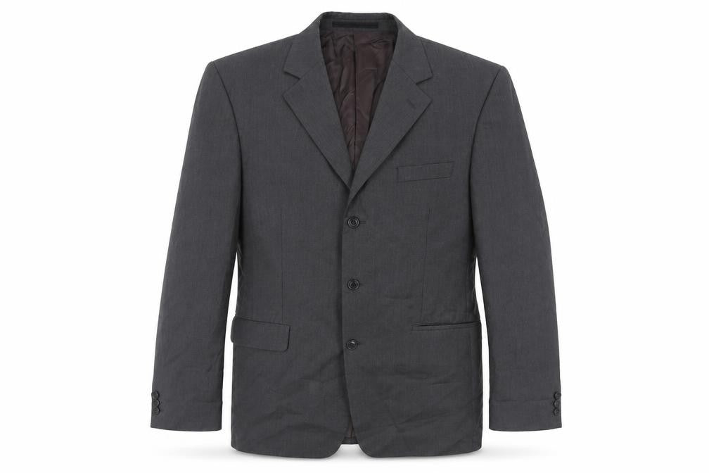 Front view of Austin Reed Men’s Grey Wool Blazer, 42