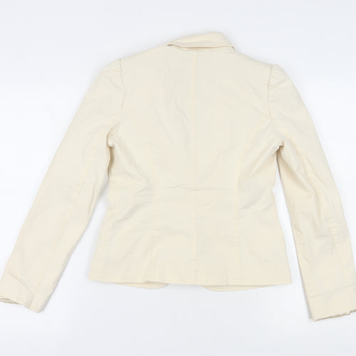 Gap Women's Beige Blazer Size 10 Regular Cotton