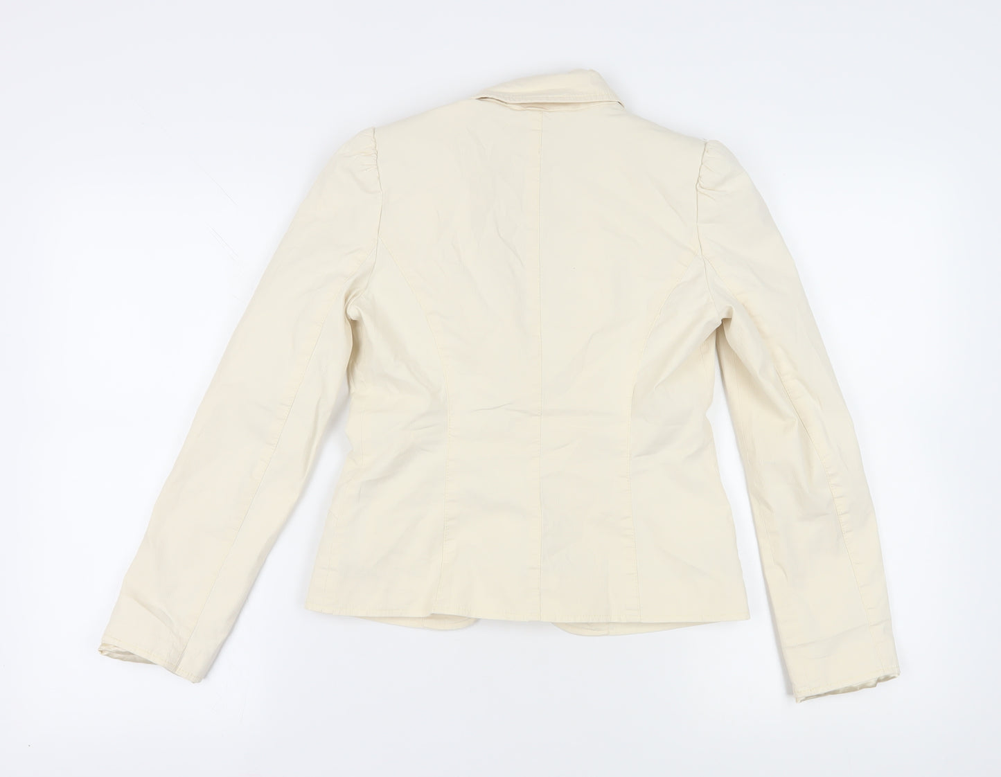 Gap Women's Beige Blazer Size 10 Regular Cotton