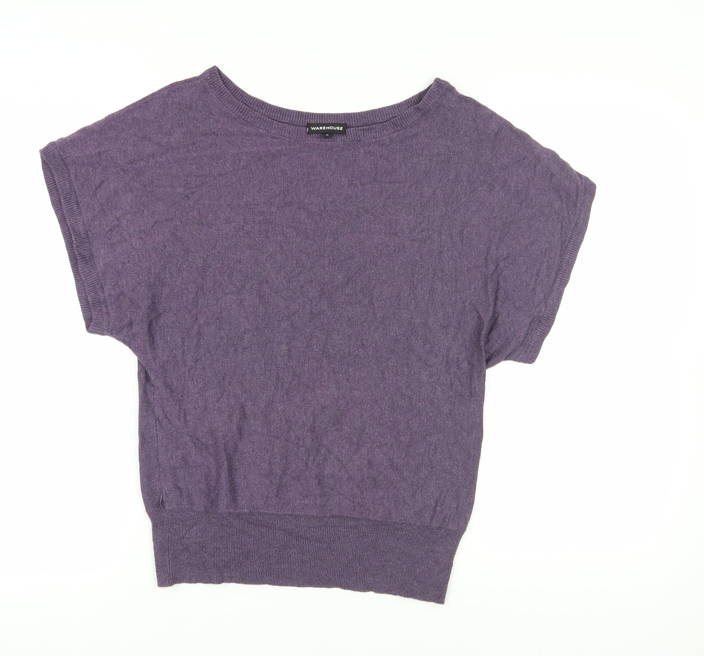 Warehouse Women's Purple Pullover Jumper - Size 12