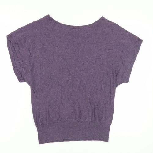 Warehouse Women's Purple Pullover Jumper - Size 12