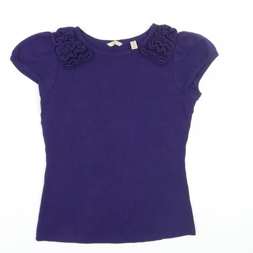 Ted Baker Women's Purple XS Basic T-Shirt