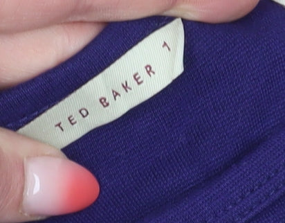 Ted Baker Women's Purple XS Basic T-Shirt