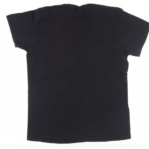 Russell Boys Black XL Logo T-Shirt