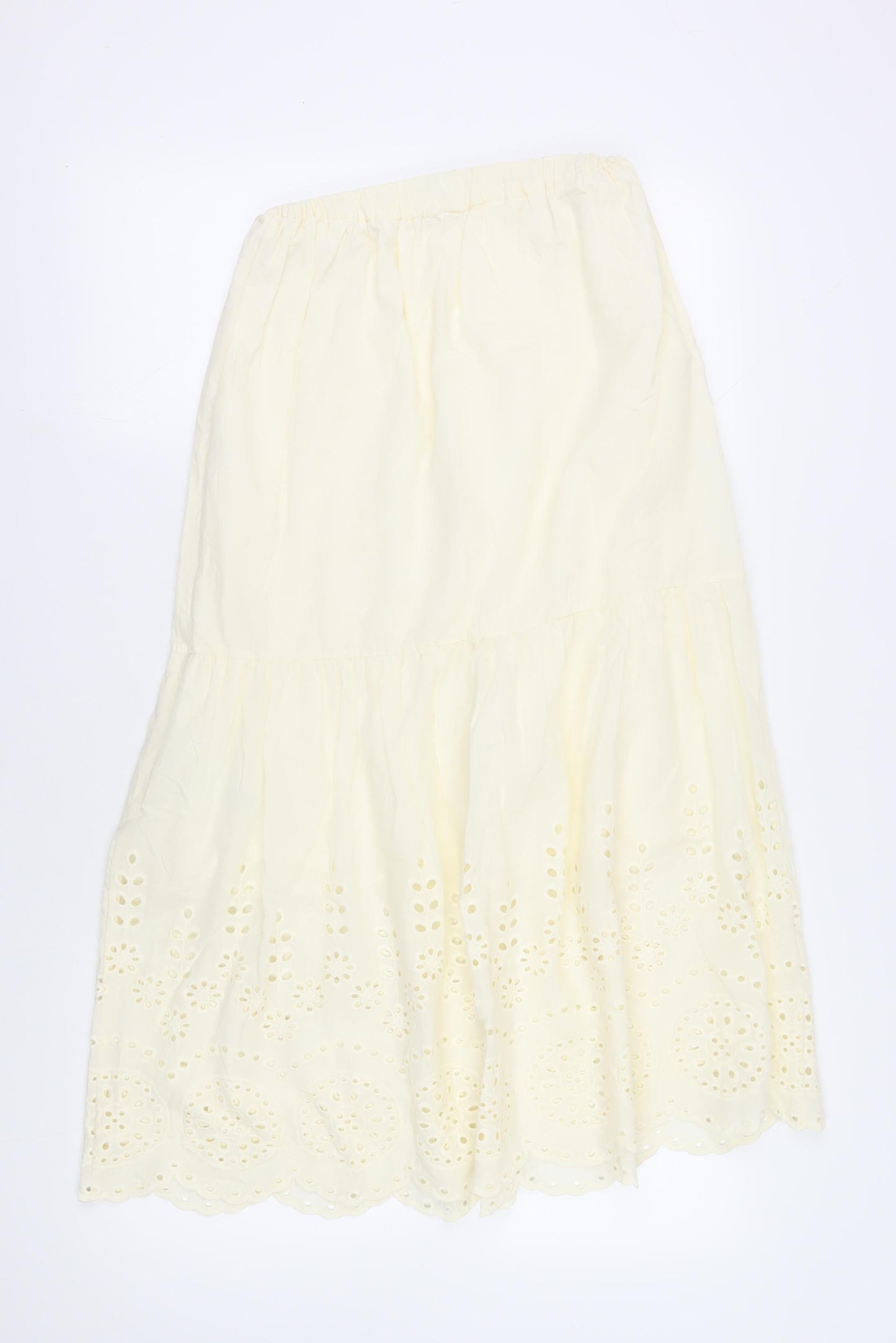 Marks & Spencer Women’s Ivory Long Peasant Skirt Size 8