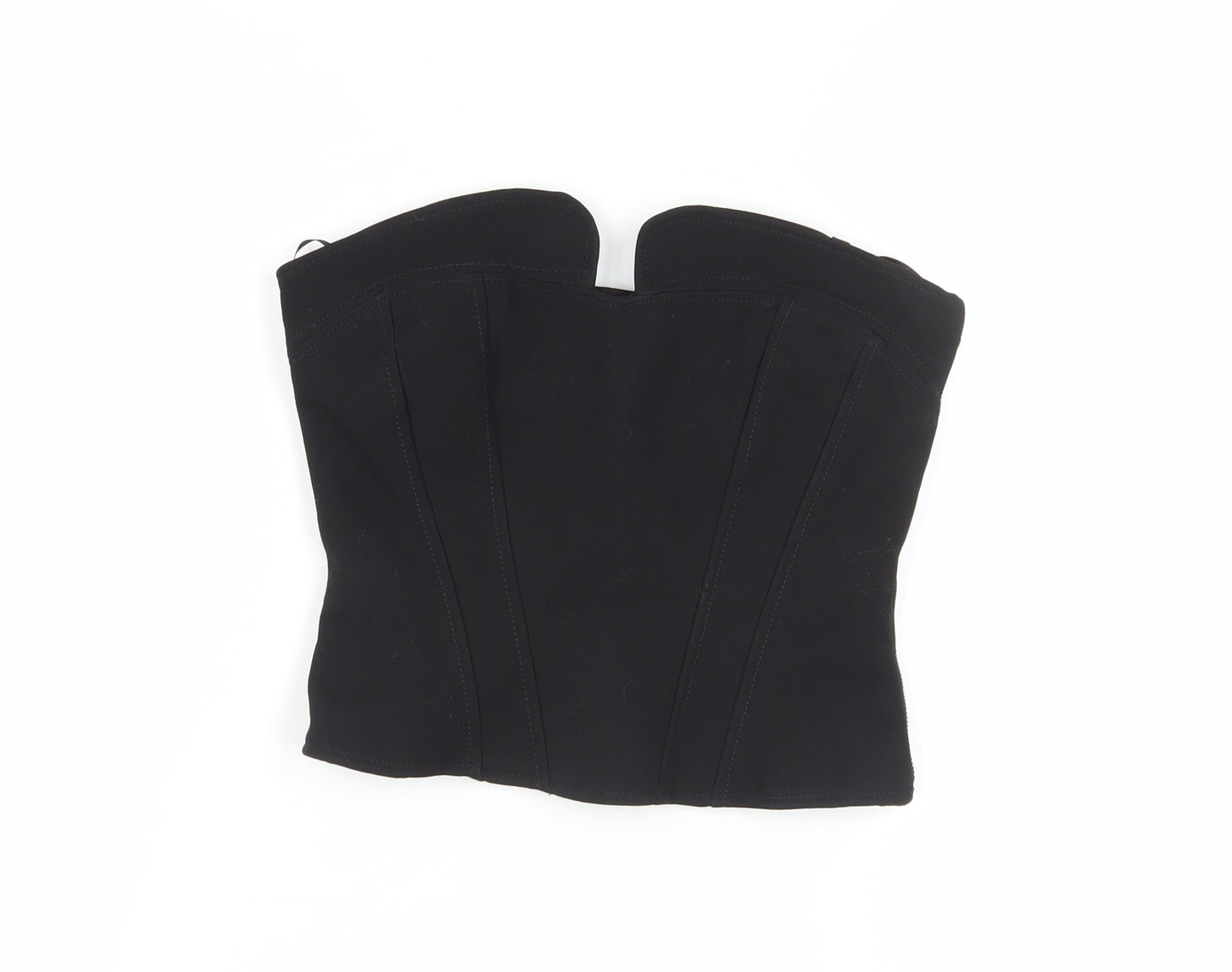 Zara Women's Black XS Cropped Blouse for Parties