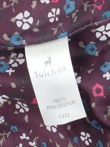 Tulchan Women's Purple Quilted Waistcoat, S