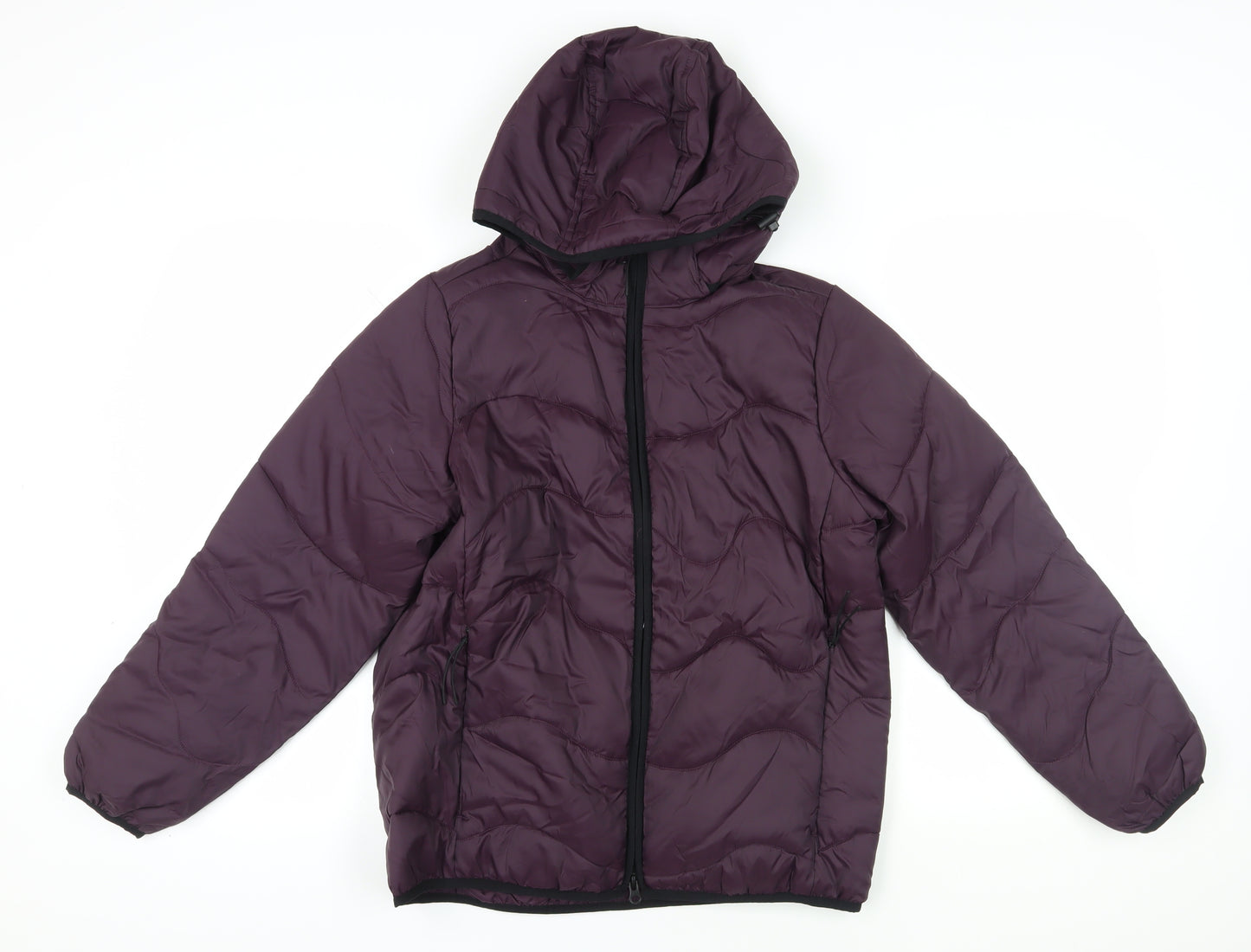 Marks and Spencer Purple Women's Puffer Jacket Size 10