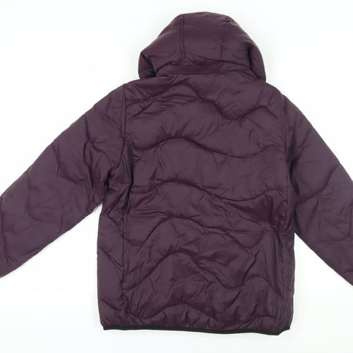 Marks and Spencer Purple Women's Puffer Jacket Size 10