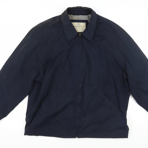 Marks and Spencer Men's Blue Harrington Jacket L