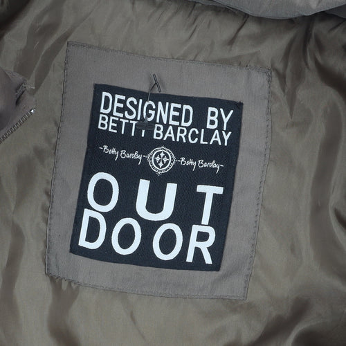 Betty Barclay Women's Brown Quilted Coat Size 12