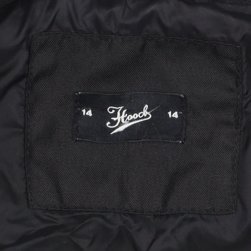 Hooch Women's Black Puffer Jacket Size 14
