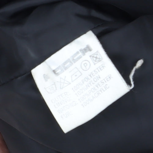Hooch Women's Black Puffer Jacket Size 14