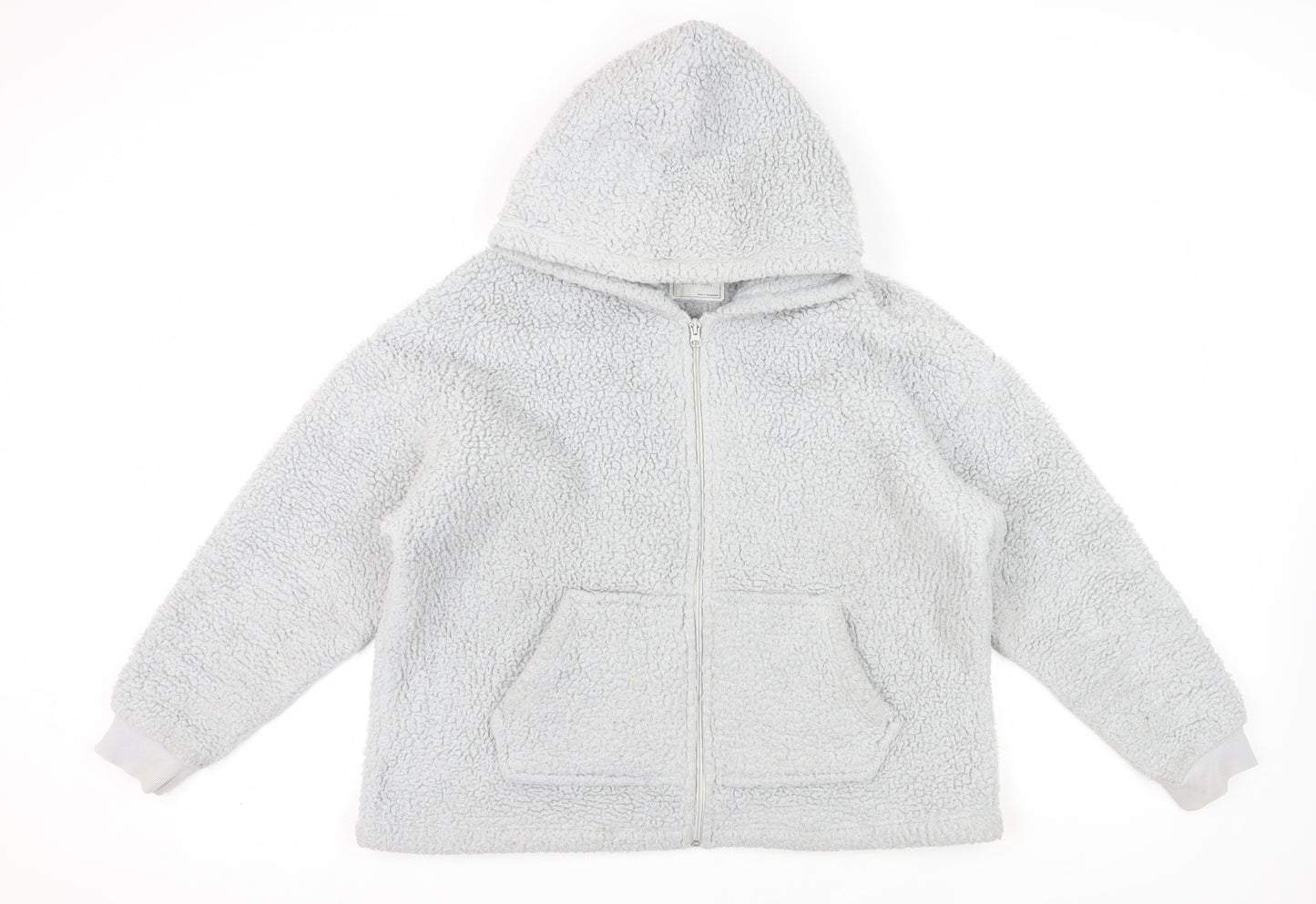 Marks and Spencer Women’s Grey Full Zip Hoodie Size L