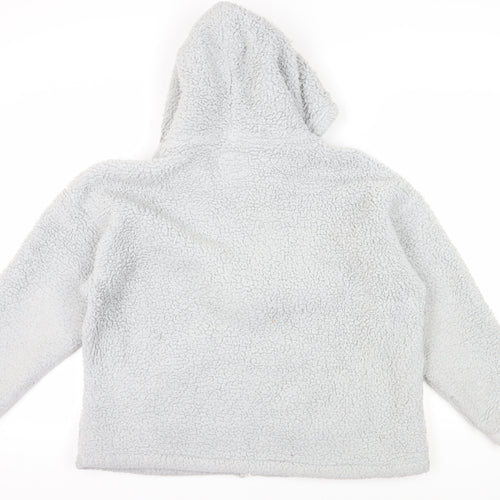 Marks and Spencer Women’s Grey Full Zip Hoodie Size L