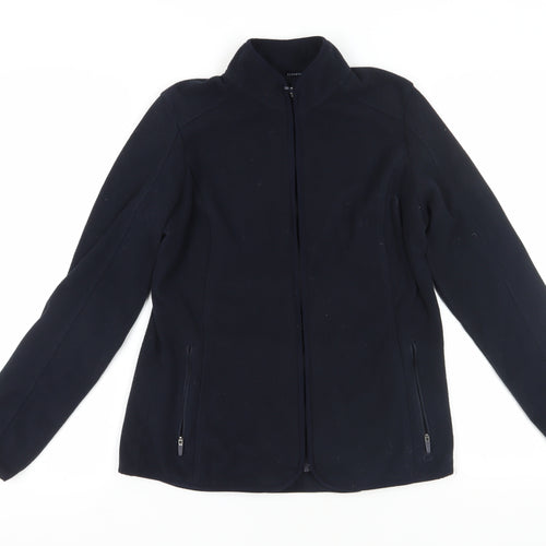 Marks and Spencer Womens Black Fleece Jacket Size 12