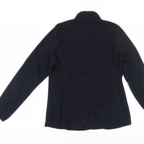 Marks and Spencer Womens Black Fleece Jacket Size 12