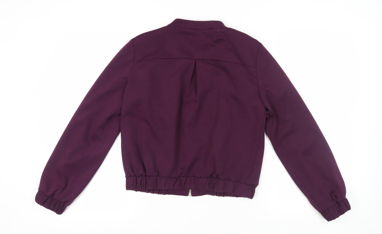 Miss Selfridge Women's Purple Bomber Jacket Size 10